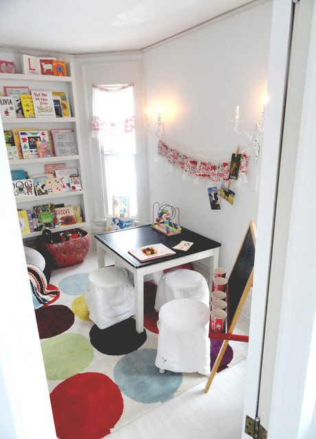 Дизайн детской комнаты в белом